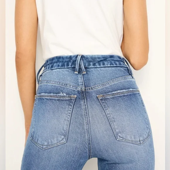 Good American SOFT-TECH GOOD CLASSIC SLIM BOOTCUT JEANS - Picture 4 of 9